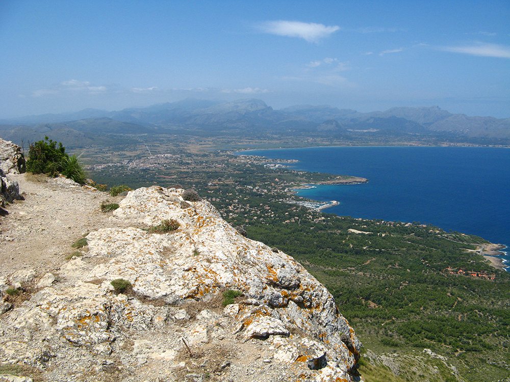 Ausblick vom Talaia de Alcudia