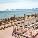 Mallorca Can Picafort Strand Meer Promenade
