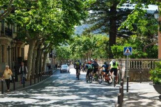 Mallorca Esporles Radfahrer