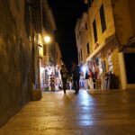 Mallorca Alcudia Nacht Touristen Laden Souvenirs