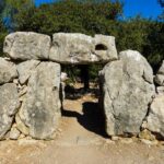 Mallorca Ses Paisses Geschichte Steine Eingang Mauer