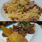 mallorca-restaurante-mirador-na-foradada-essen-spaghetti-lammkotelett