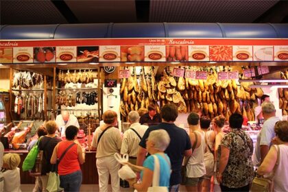 Palma-de-Mallorca-Markthalle-Fleisch