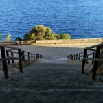 Mallorca Arta Drachenhoehlen Meer Ausblick Treppe 2