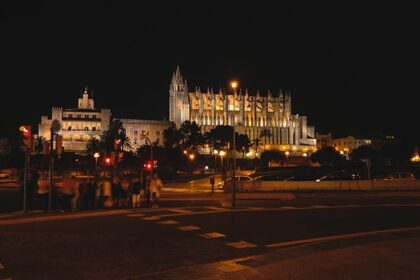 Palma de Mallorca Nacht Kathedrale La Seu 2