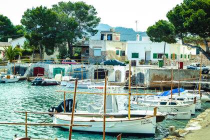 Mallorca Portocolom Hafen Boote