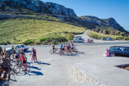 Fahrradfahrer Mallorca Cap Formentor