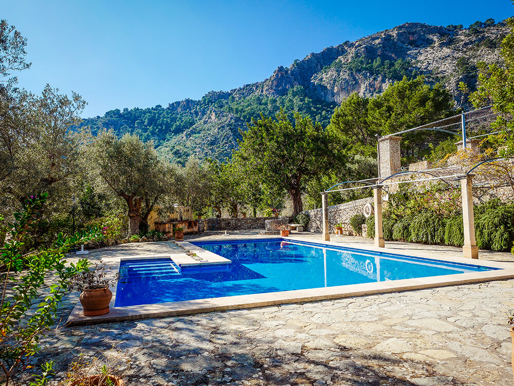 Mallorca Tramuntana Finca Landhotel Alqueria Blanca Pool